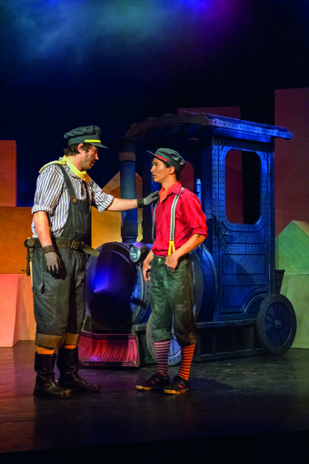 Jim Knopf und Lukas der Lokomotivfahrer Foto: Junges Theater Bonn